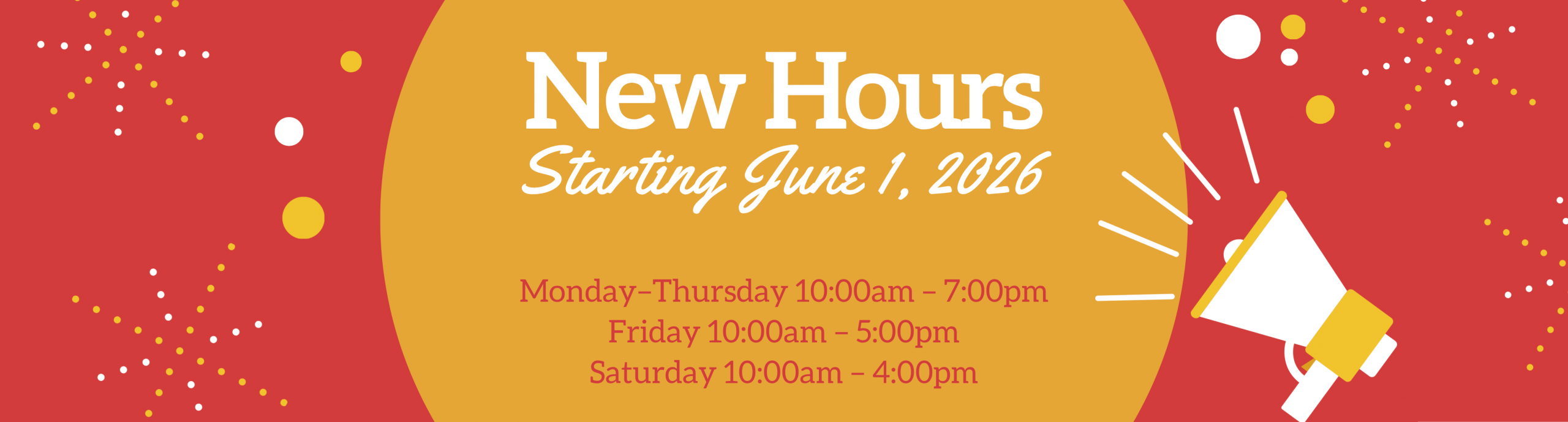 new hours web slider